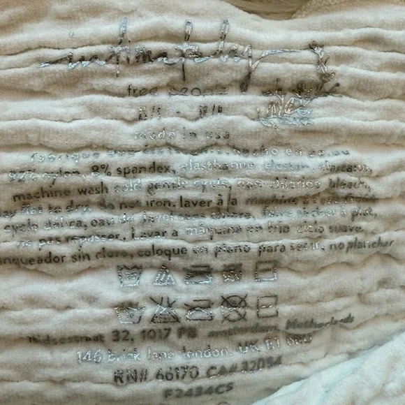 Free People Intimately | Textured Seamless Crop Top | XS/S - Picture 3 of 3